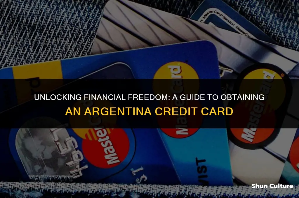 how to get an argentina credit card