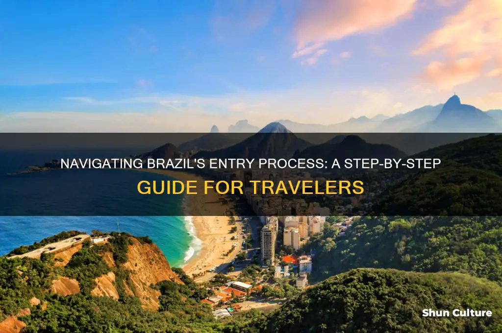 how to get an entry via when arriving in brazil