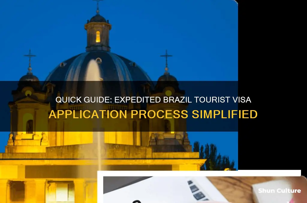 how to get an expedited tourist via to brazil