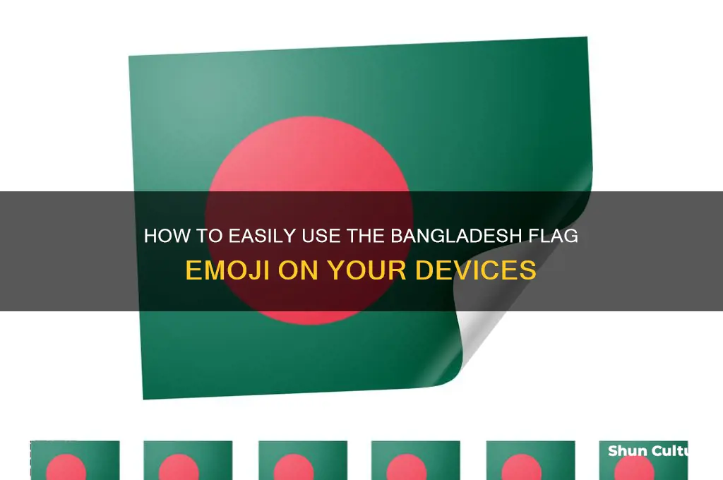 how to get bangladesh flag emoji