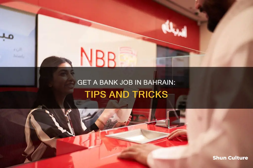 how to get bank job in bahrain