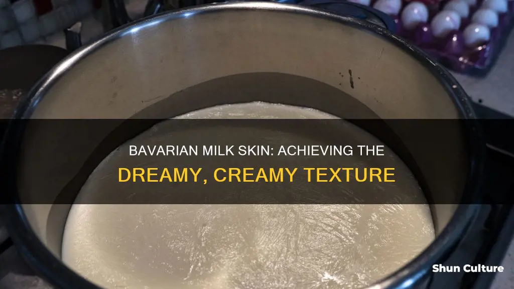 how to get bavarian milk skin