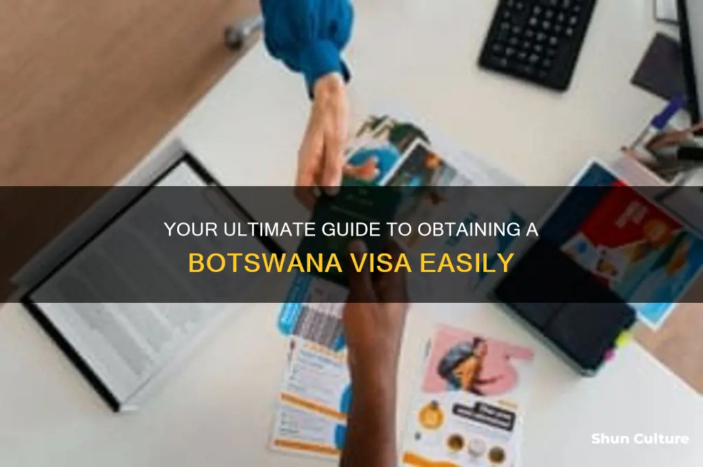 how to get botswana visa