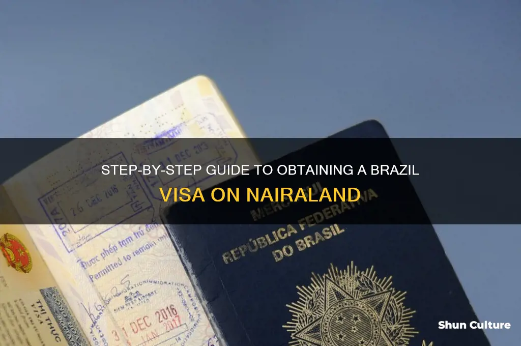 how to get brazil visa nairaland