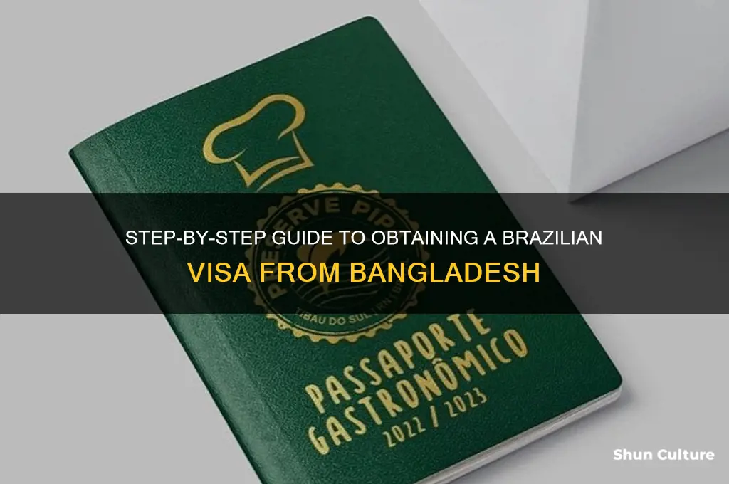 how to get brazilian visa from bangladesh