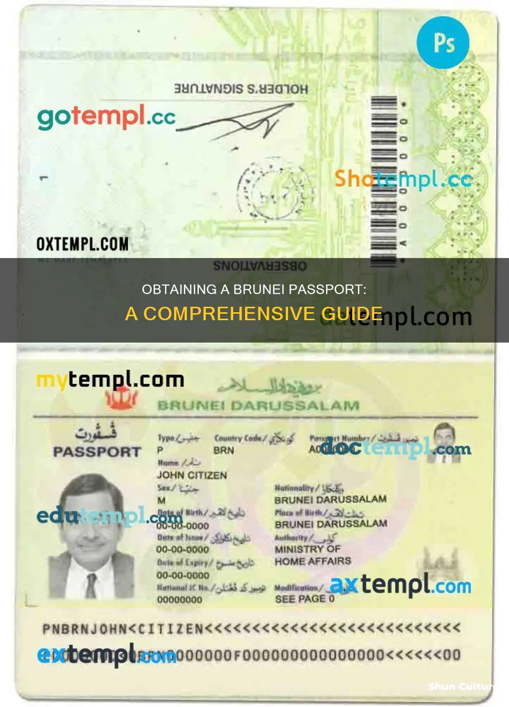 how to get brunei passport