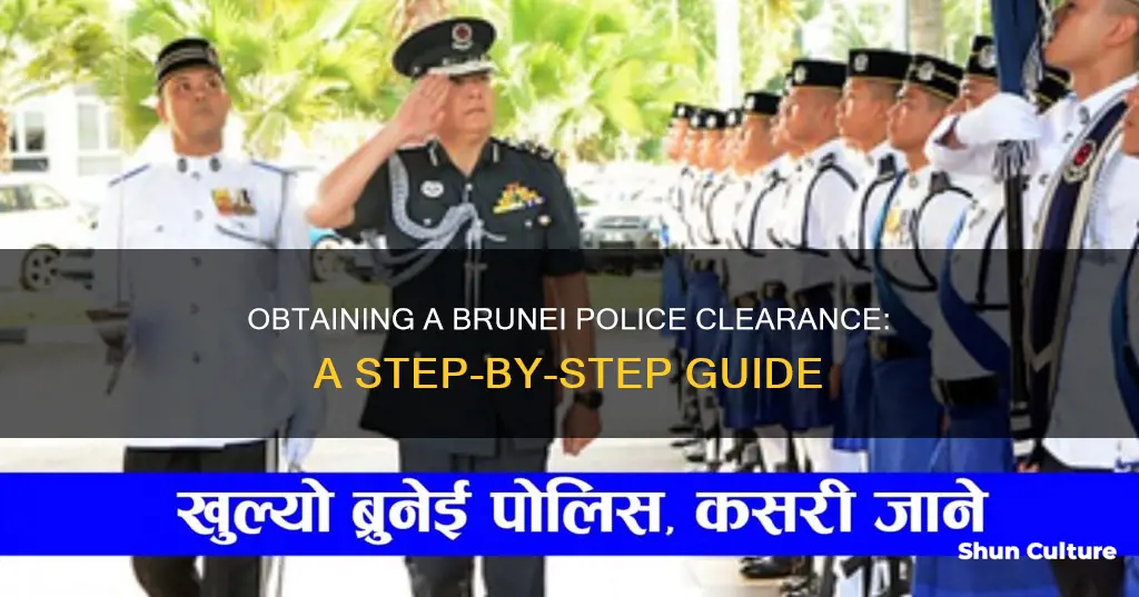 how to get brunei police clearance