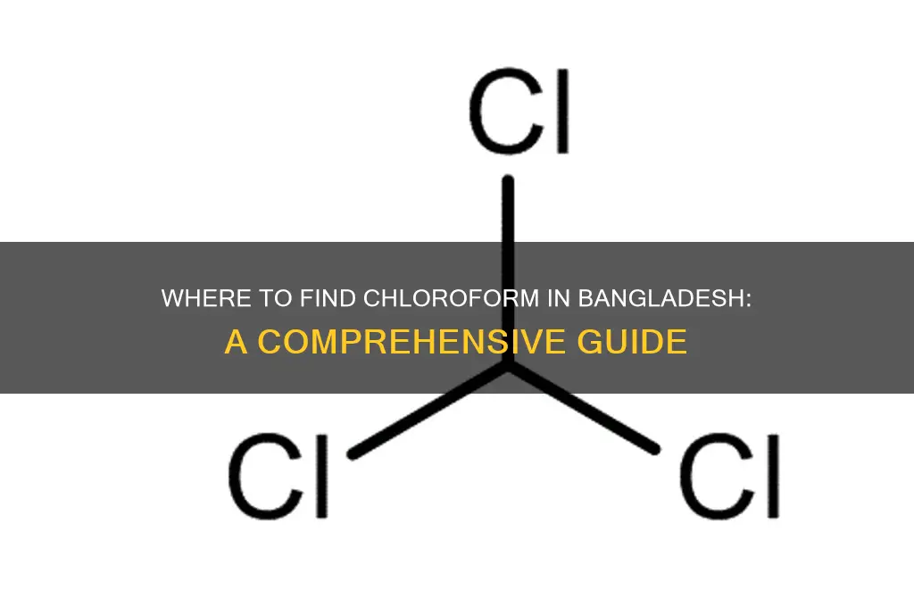 how to get chloroform in bangladesh