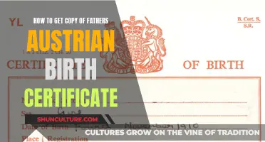 Uncover Your Heritage: A Guide to Obtaining Father's Austrian Birth Certificate