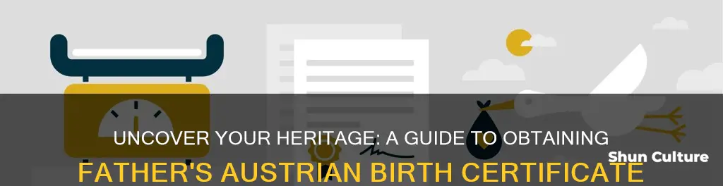 how to get copy of fathers austrian birth certificate