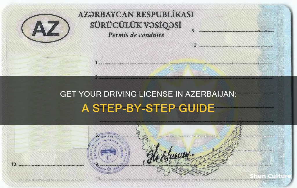 how to get driving licence in azerbaijan