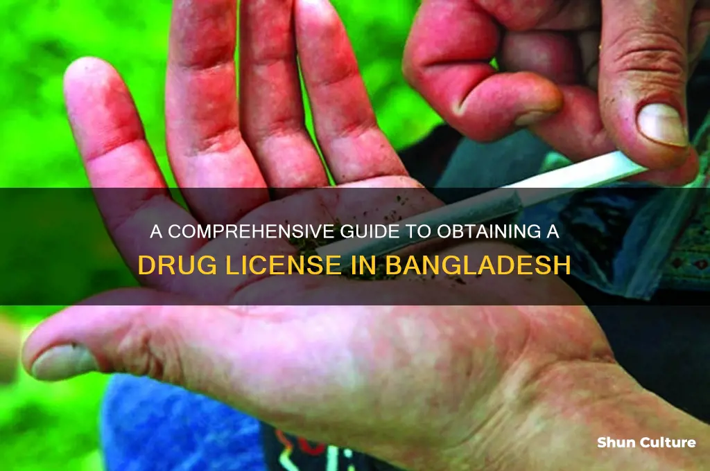 how to get drug licence in bangladesh