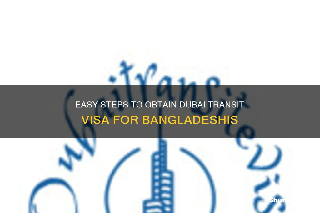 how to get dubai transit visa from bangladesh