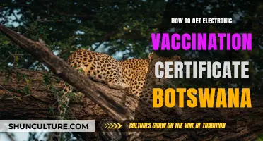 Download Your Botswana Electronic Vaccination Certificate: A Simple Guide
