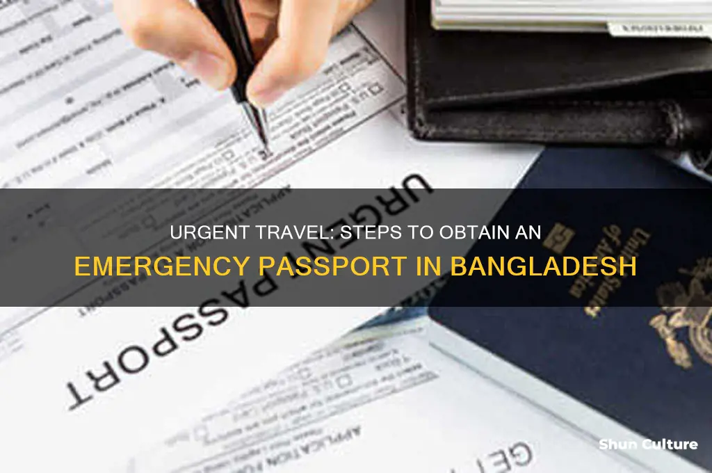 how to get emergency passport bangladesh