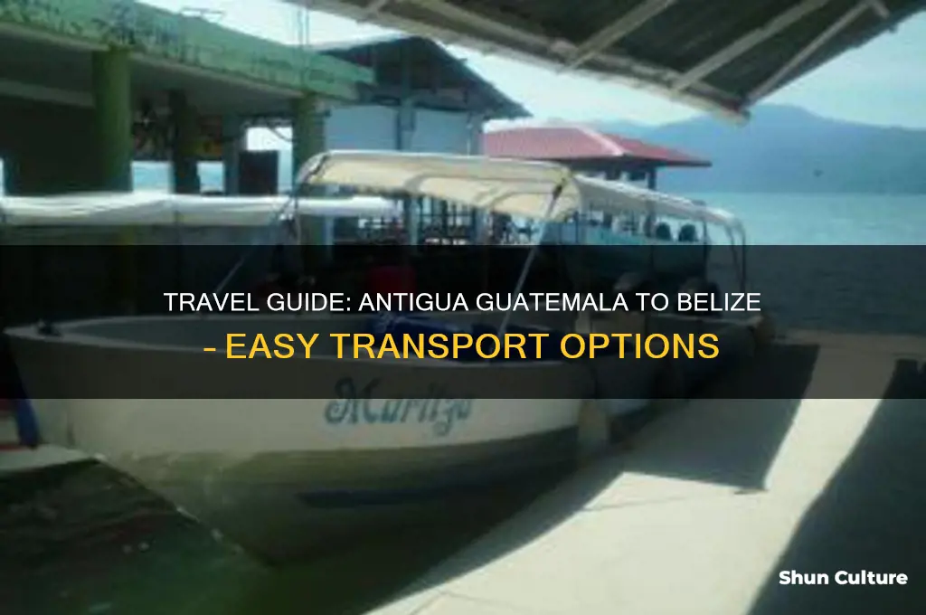 how to get from antigua guatemala to belize