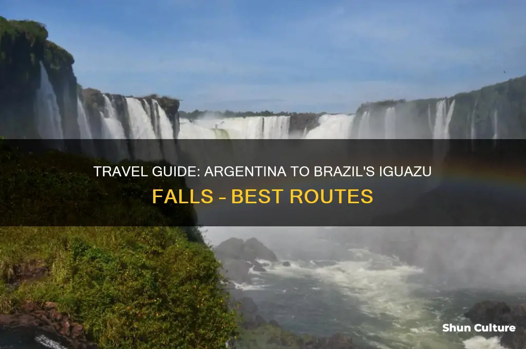 how to get from argentina to brazil iguazu falls