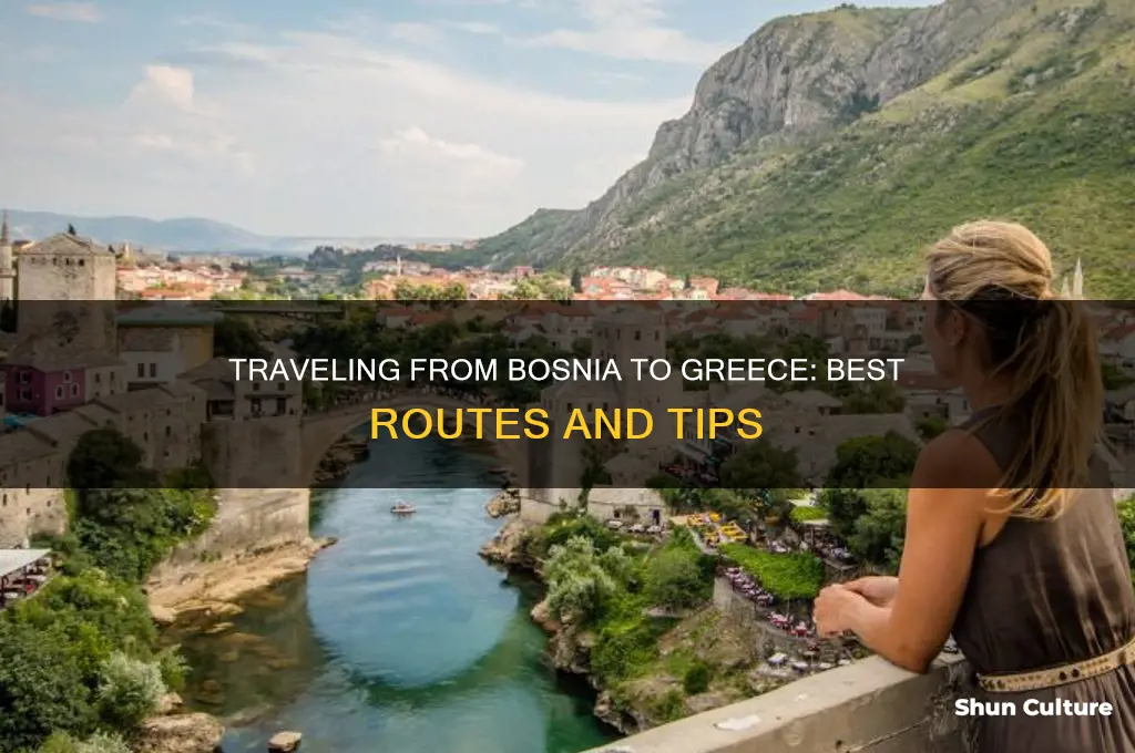 how to get from bosnia to greece