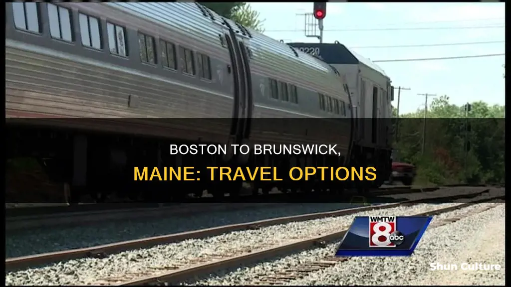 how to get from boston to brunswick maine