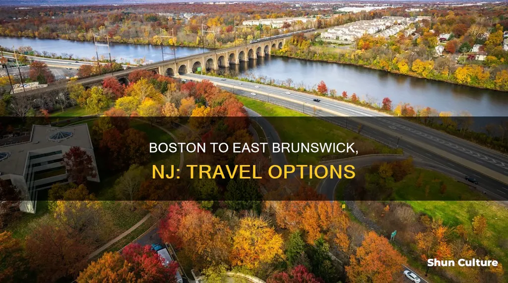 how to get from boston to east brunswick nj