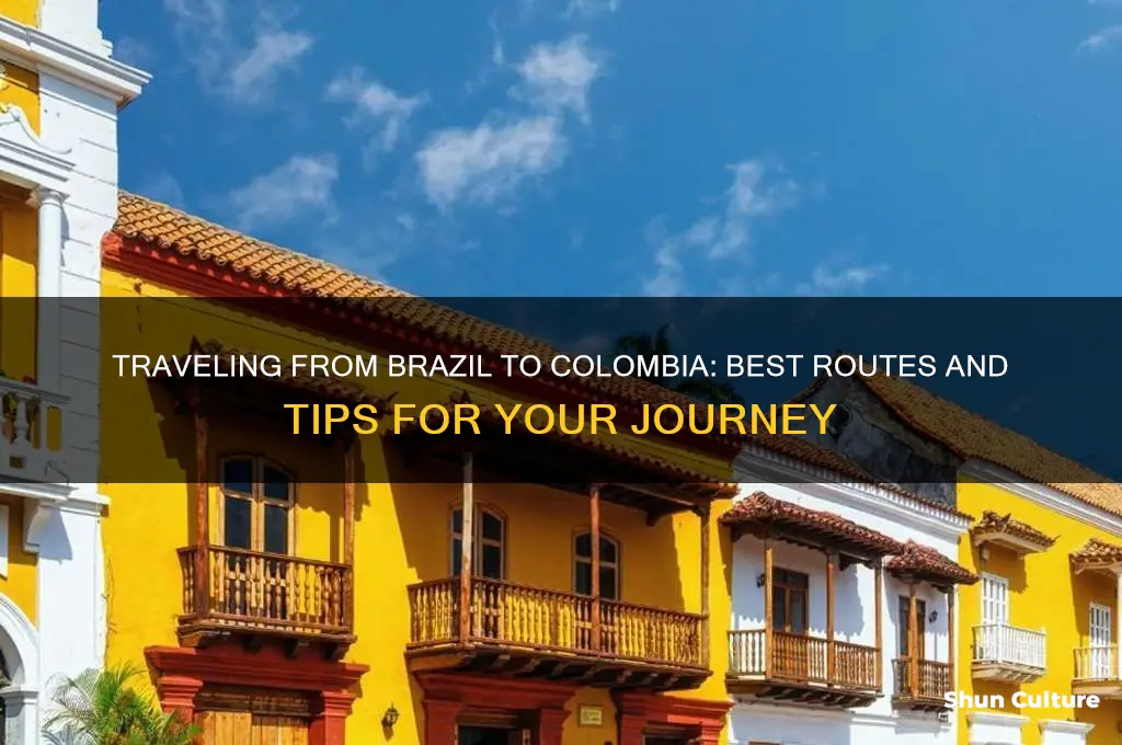 how to get from brazil to colombia