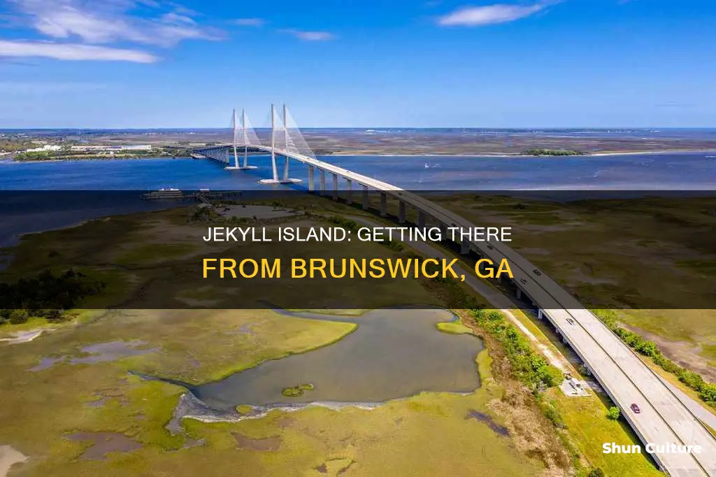 how to get from brunswick ga to jekyll island