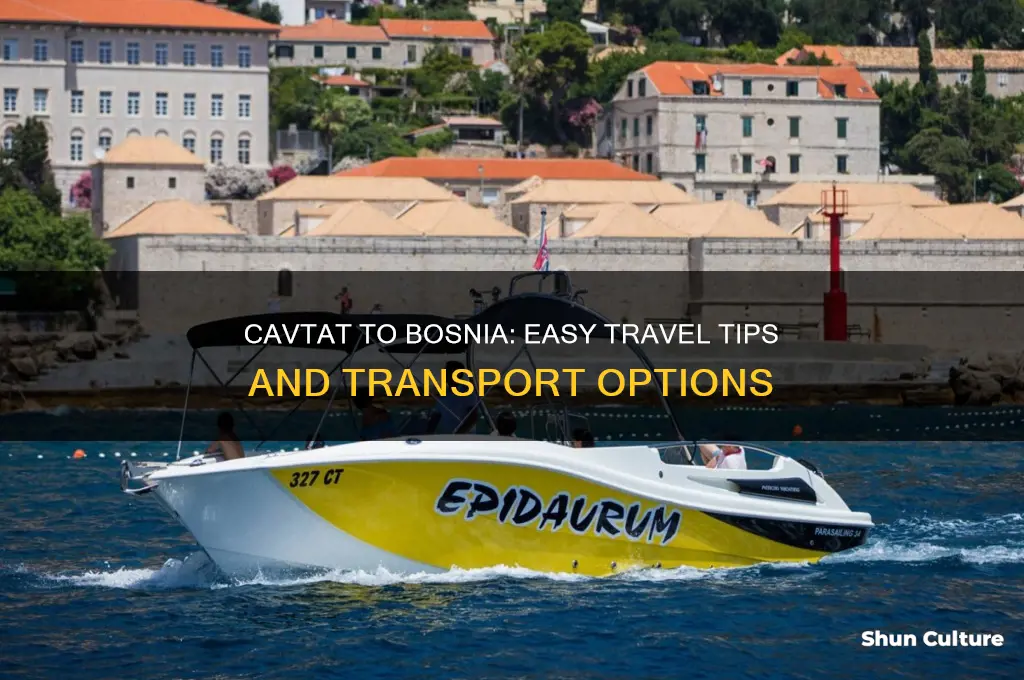 how to get from cavtat to bosnia