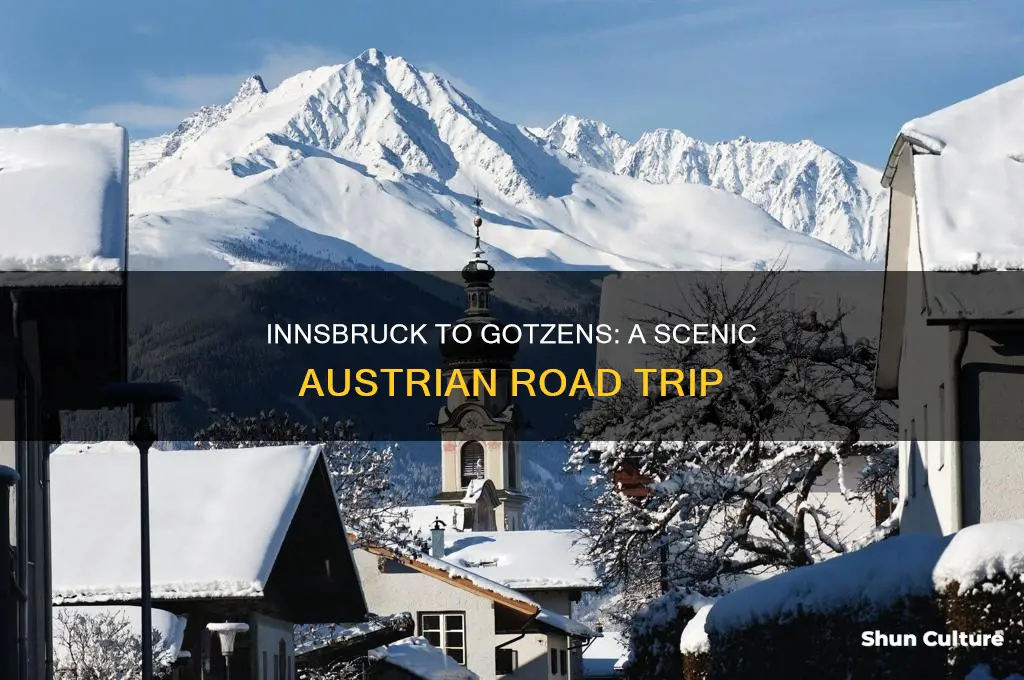 how to get from innsbruck to gotzens austria