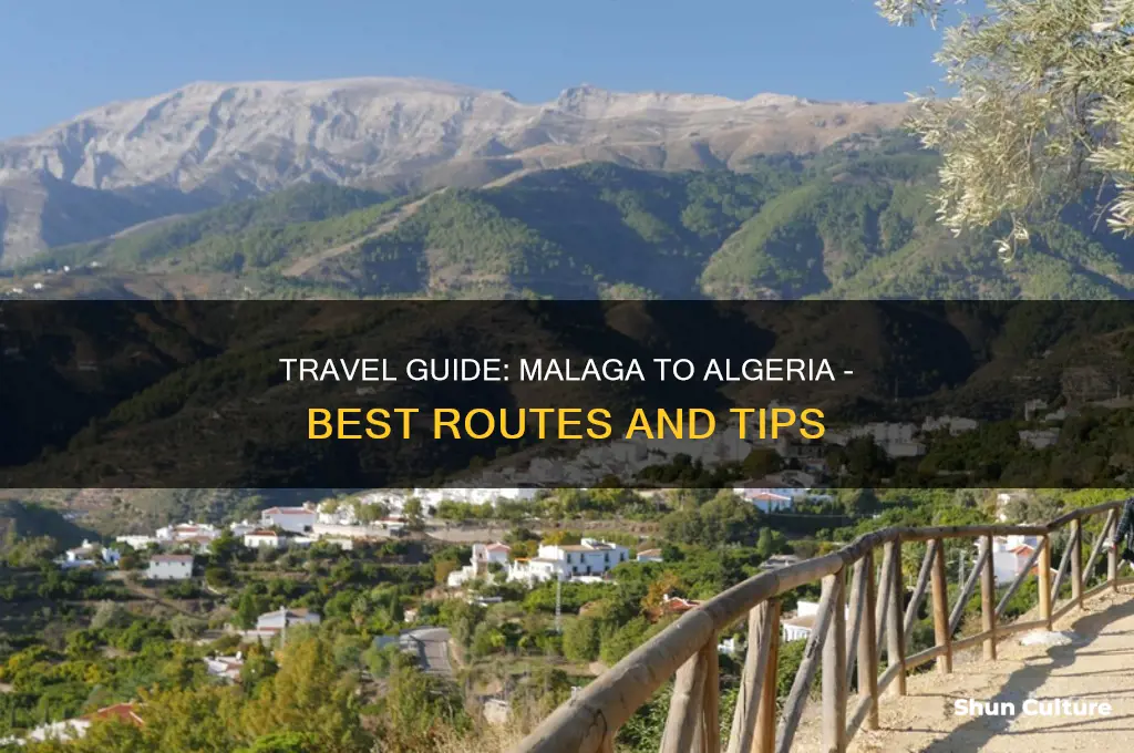 how to get from malaga to algeria