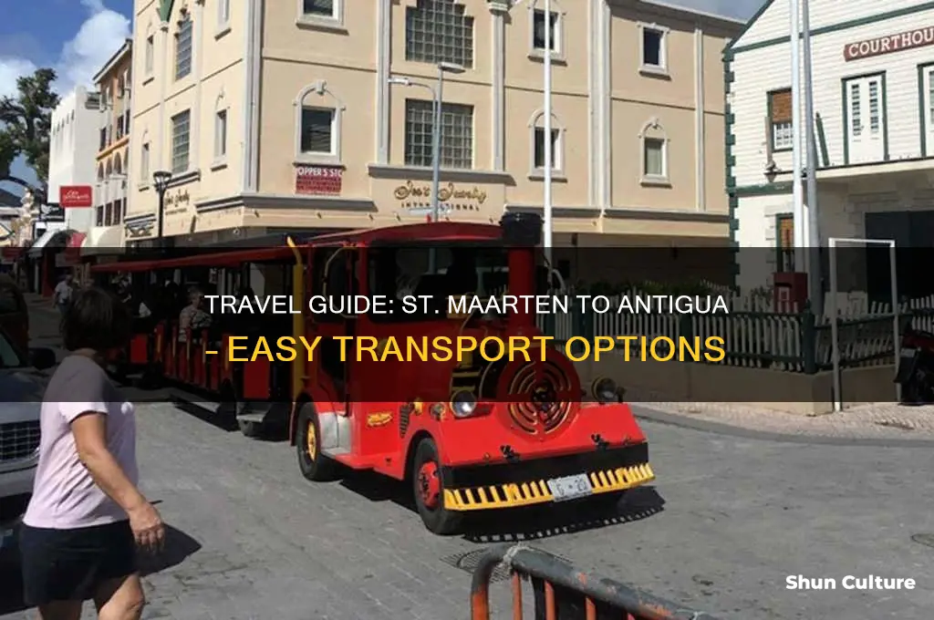 how to get from st maarten to antigua