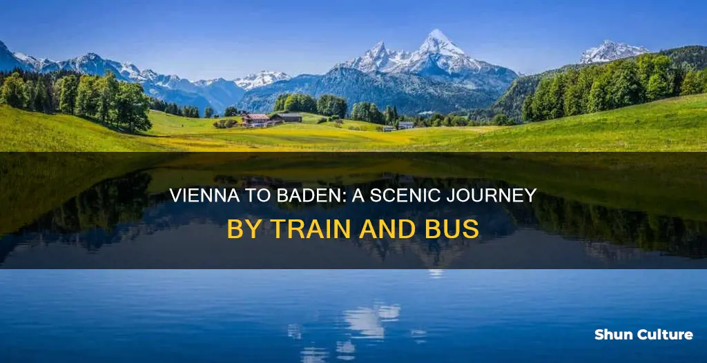 how to get from vienna to baden austria