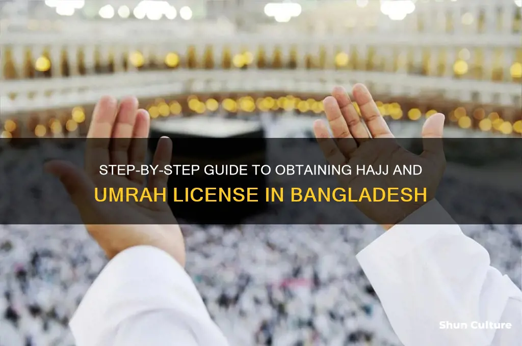 how to get hajj and umrah license in bangladesh