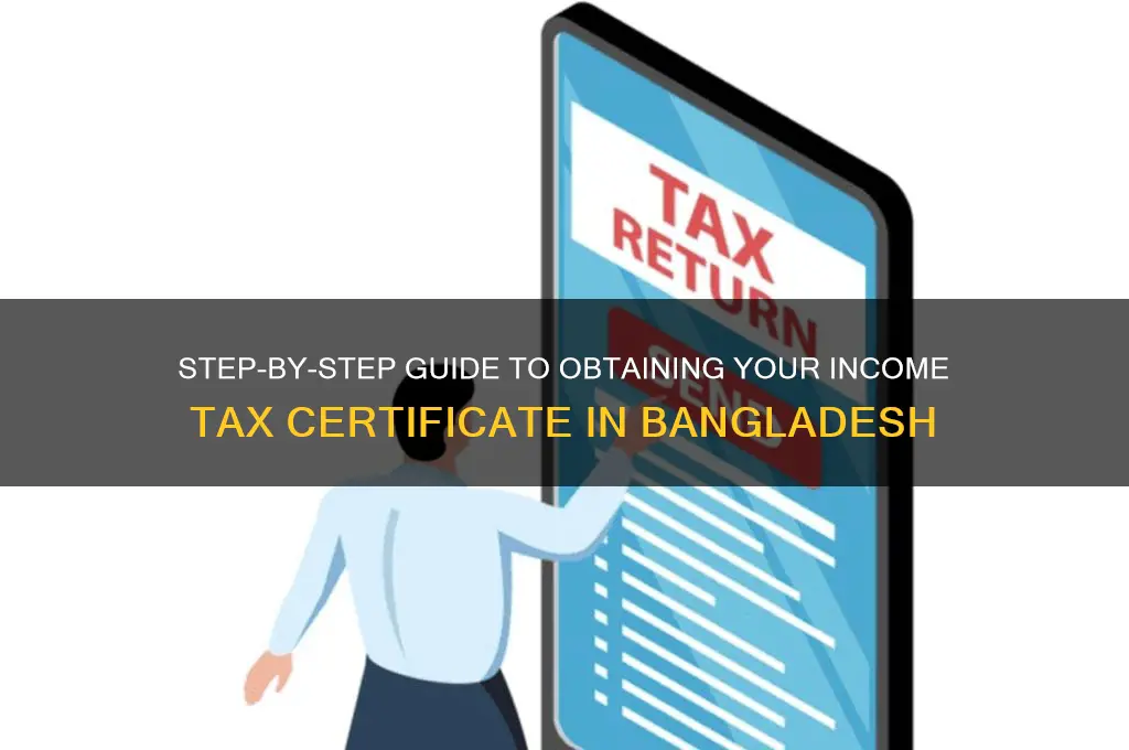 how to get income tax certificate in bangladesh