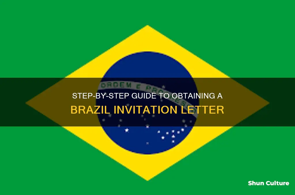 how to get invitation letter from brazil