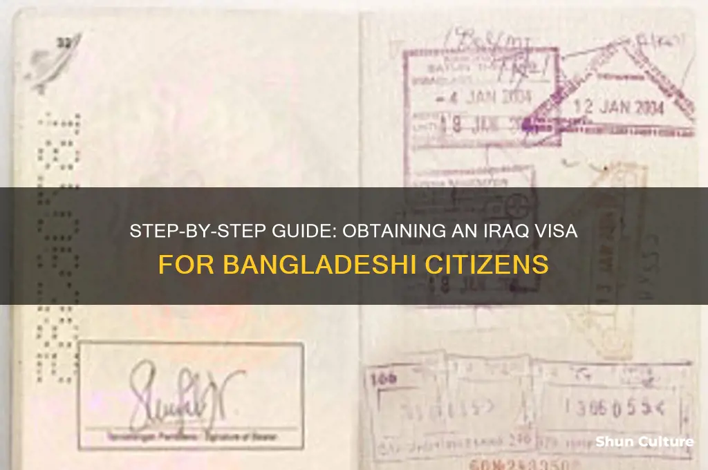 how to get iraq visa from bangladesh