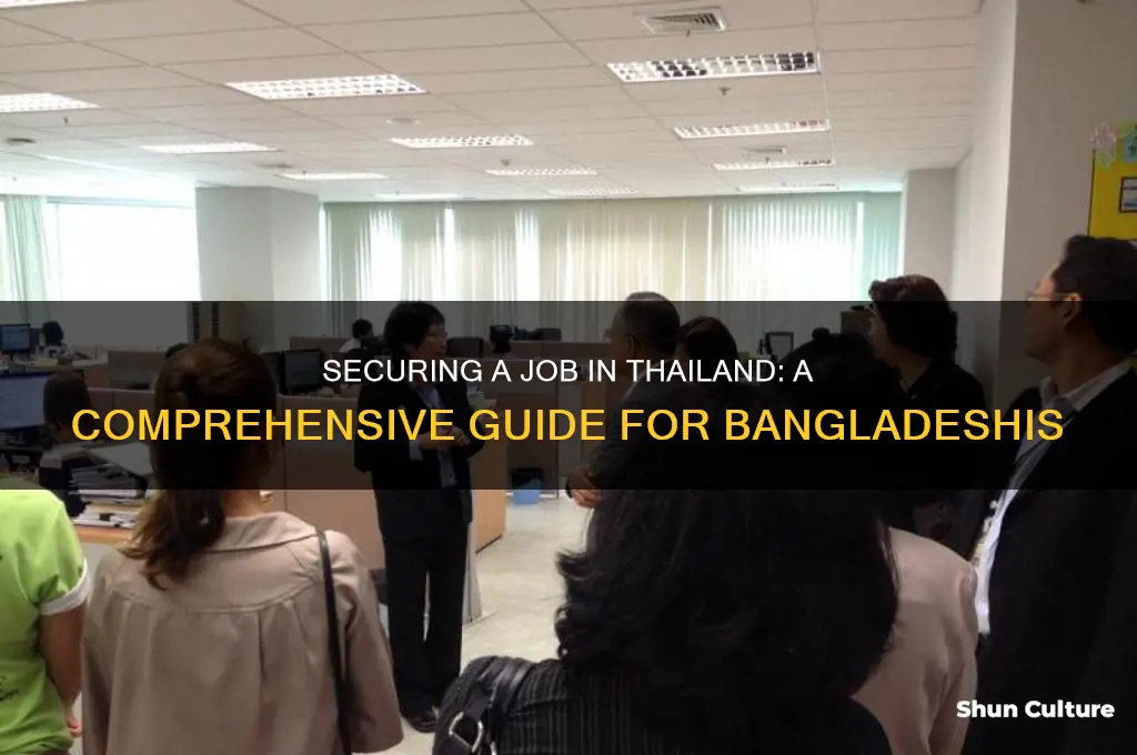 how to get job in thailand from bangladesh