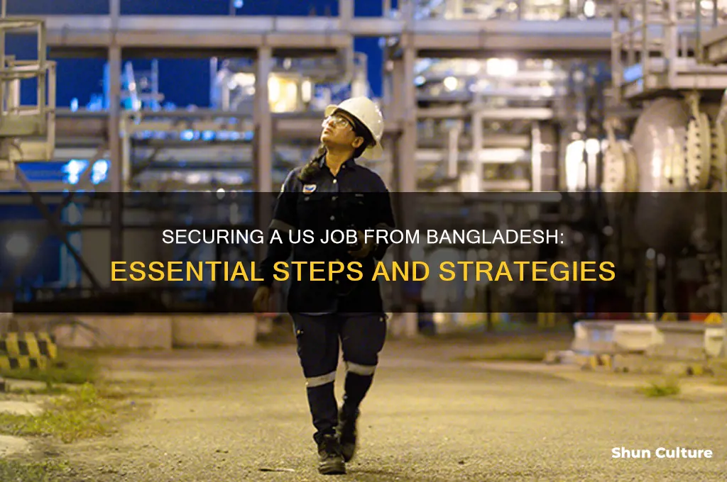 how to get job in usa from bangladesh