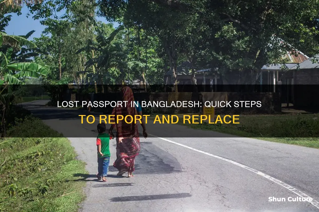 how to get lost passport in bangladesh