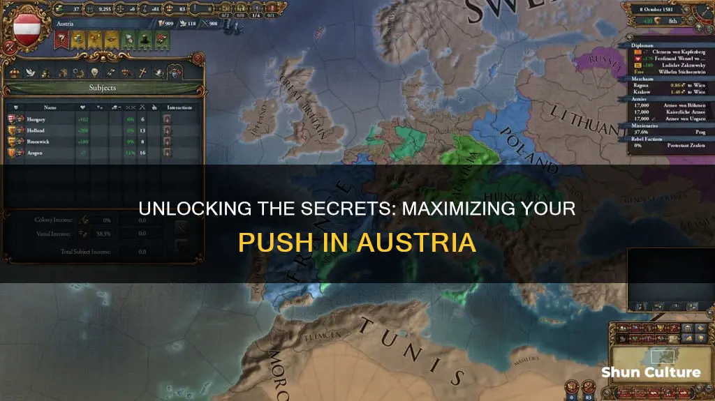 how to get maximum pus austria