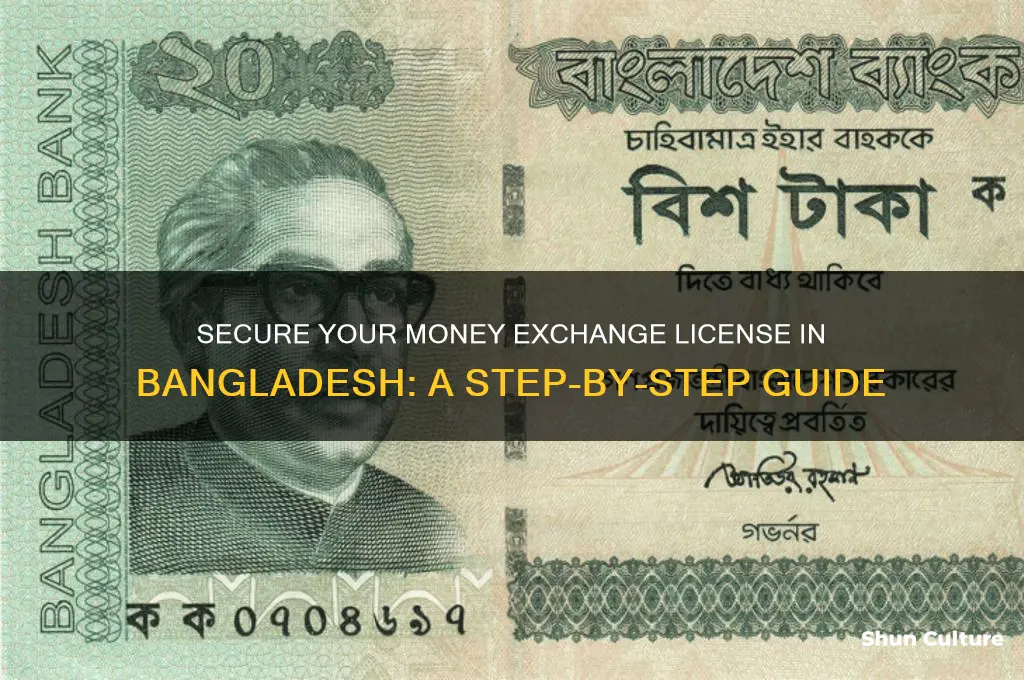 how to get money exchange licence in bangladesh