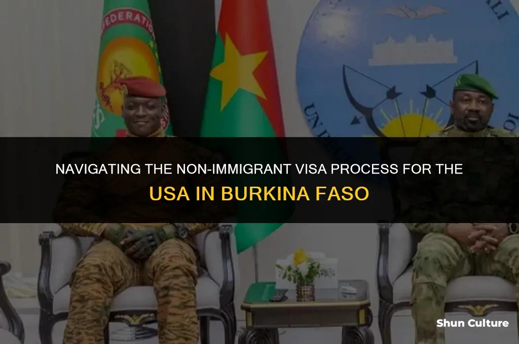 how to get non immigrant visa usa in burkina faso
