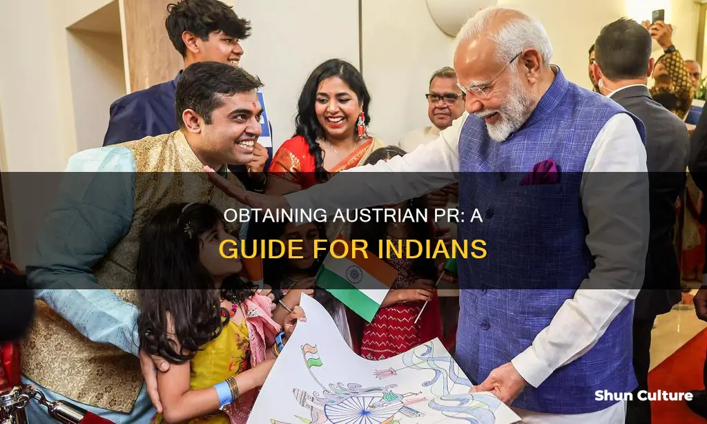 how to get pr in austria for indian