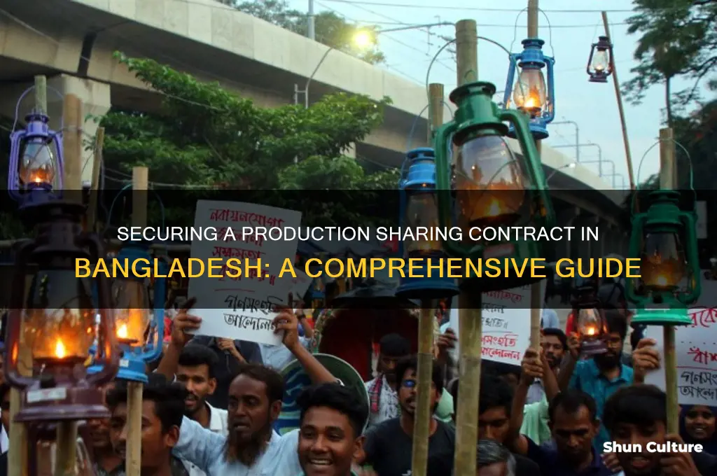how to get production sharing contract bangladesh