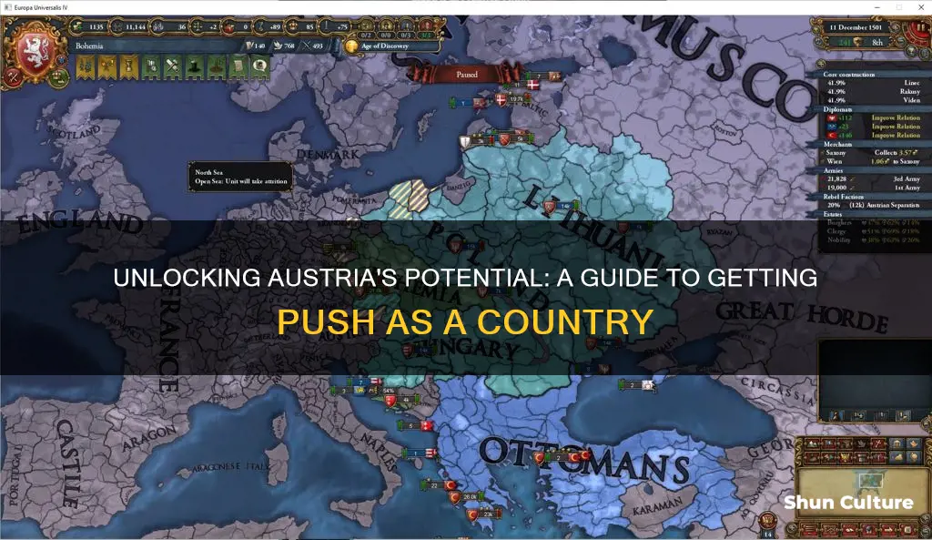 how to get pus as austria