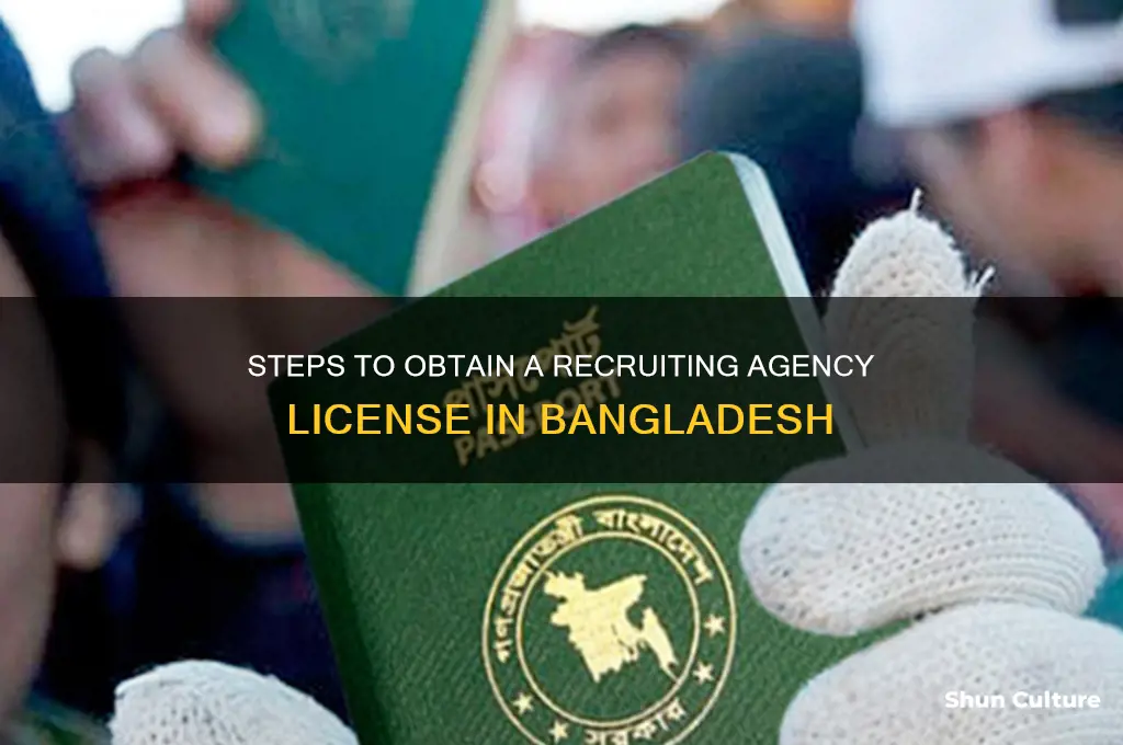 how to get recruiting agency license in bangladesh
