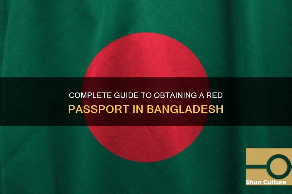 how to get red passport in bangladesh