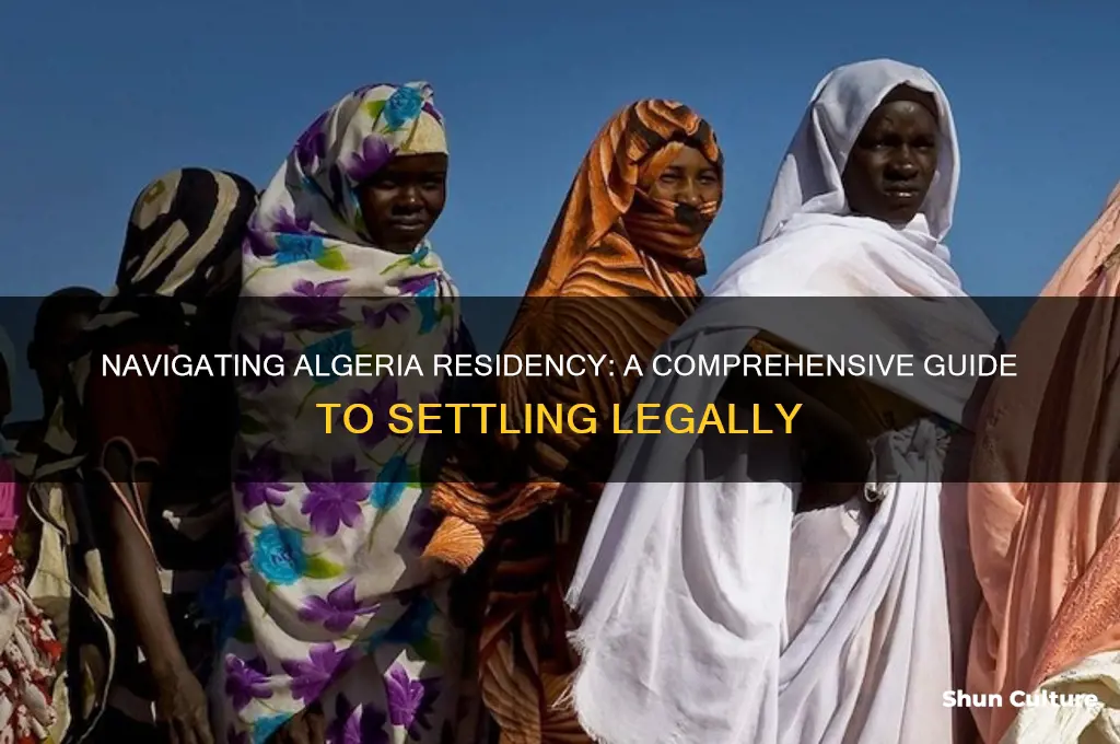 how to get residency in algeria