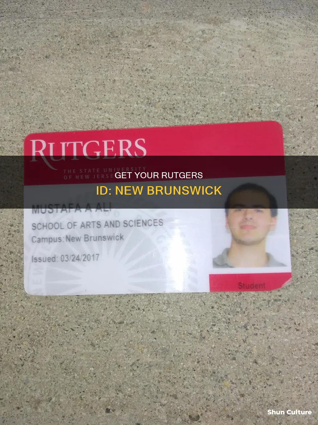 how to get rutgers id card new brunswick