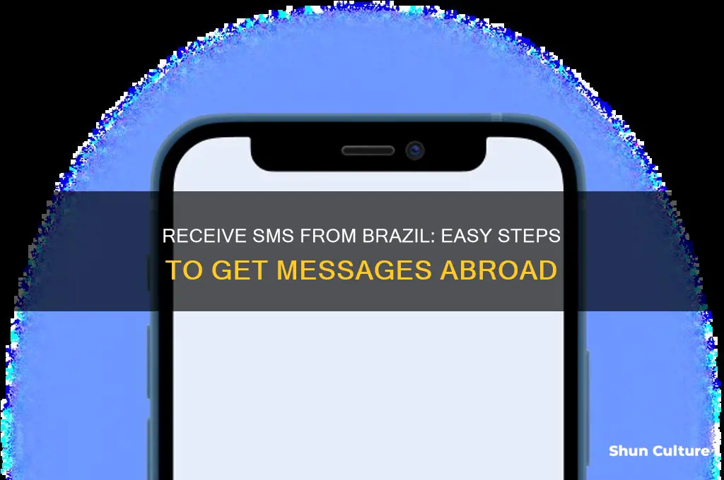 how to get sms message from brazil