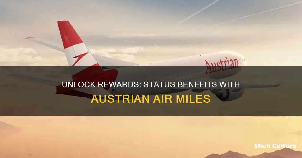 how to get status on austrian air miles and more